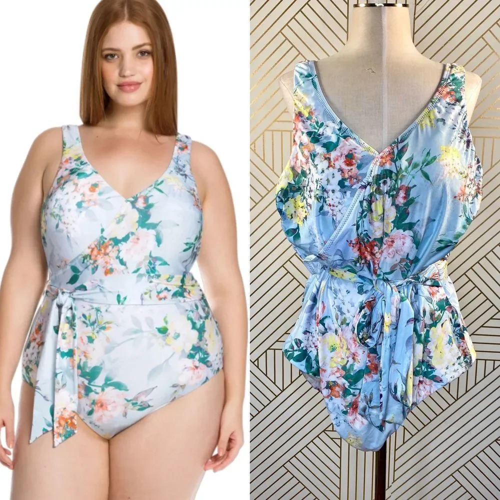 BECCA Rebecca Virtue Femme‎ Flora OnePiece Swimsuit